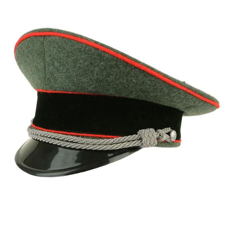 Custom Military Officer Peaked Cap – Ceremonial Service Visor Cap, Dress Uniform Headwear & Parade Caps