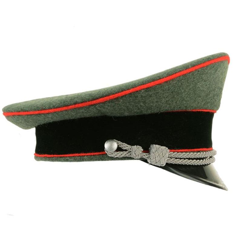 Custom Military Officer Peaked Cap – Ceremonial Service Visor Cap, Dress Uniform Headwear & Parade Caps
