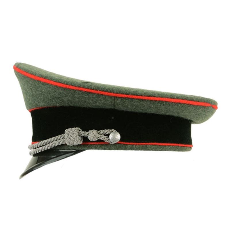 Custom Military Officer Peaked Cap – Ceremonial Service Visor Cap, Dress Uniform Headwear & Parade Caps