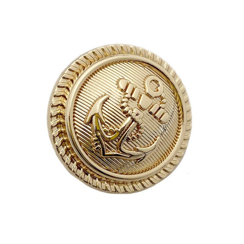 Custom Uniform Metallic Buttons – Embossed Brass Military Buttons, Regimental Crest Buttons & Formal Blazer Buttons