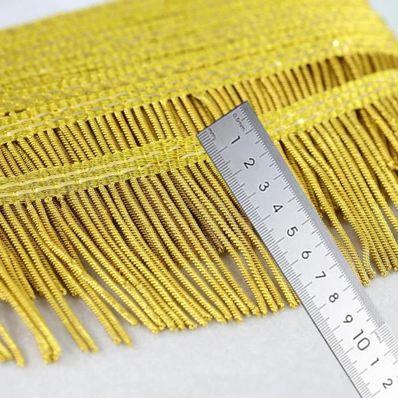 Custom Gold Fringe Trim – Metallic Bullion Wire Flag Fringe, Ceremonial Banner Trim & Regimental Uniform Accoutrements