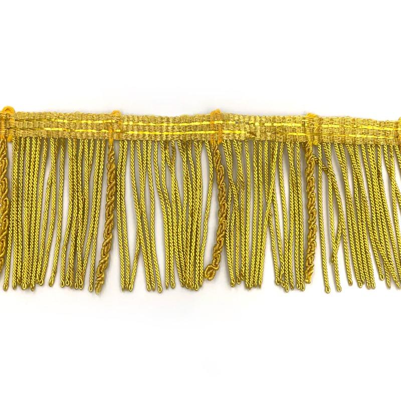 Custom Gold Bullion Fringe Trim – Metallic Wire Flag, Banner & Sash Fringe