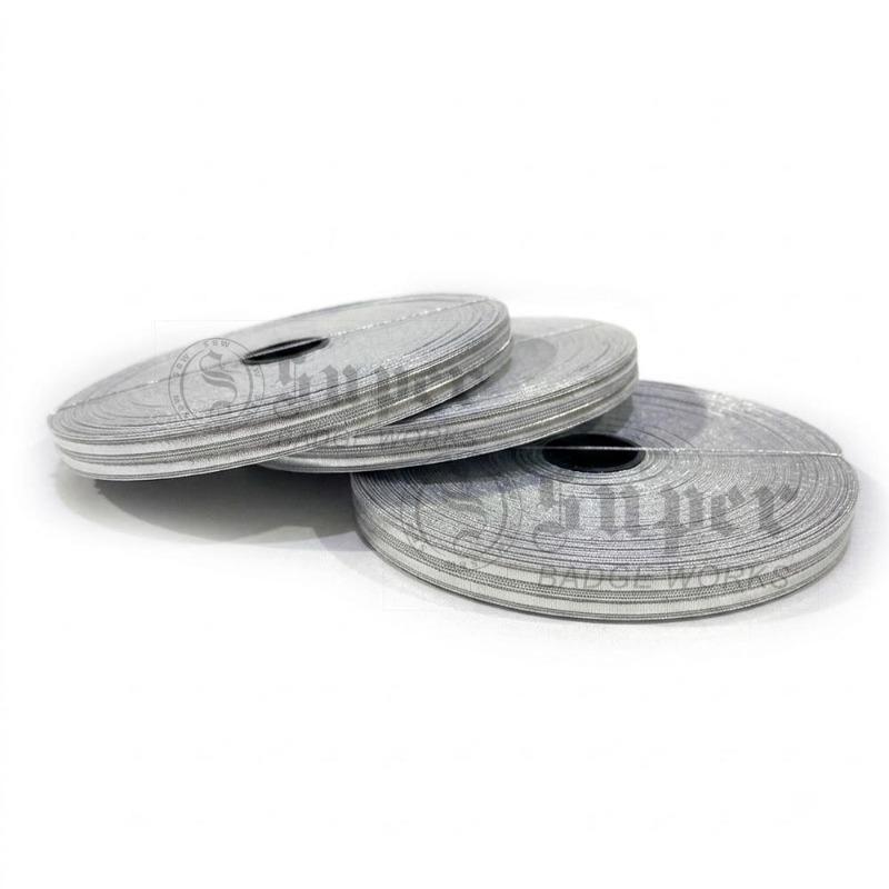 Custom Silver Naval Braid Lace – Silver Bullion Metallic Wire Sleeve Rank Trim, Officer Uniform Cuff Lace & Maritime Regalia Trimmings