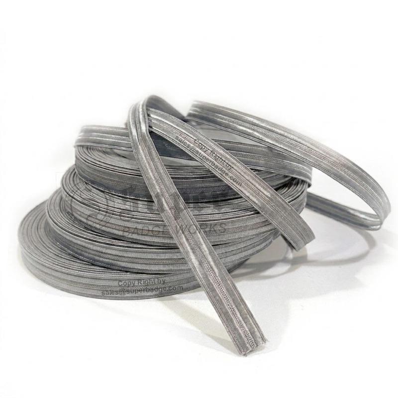 Custom Silver Naval Braid Lace – Silver Bullion Metallic Wire Sleeve Rank Trim, Officer Uniform Cuff Lace & Maritime Regalia Trimmings