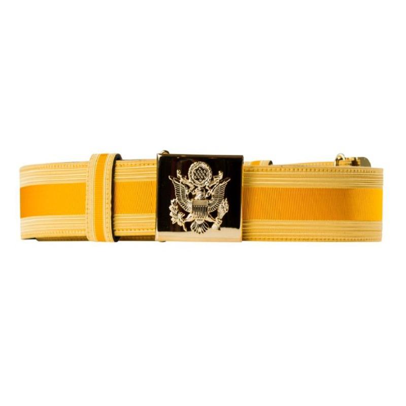 Custom Ceremonial Belts Braid Lace Belts – Metallic Wire Officer Waist Belts, Parade Web Belts & Custom Die-Struck Metal Buckle Accoutrements