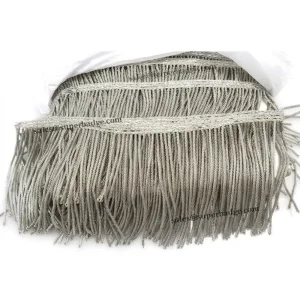 Custom Altar &amp; Ecclesiastical Silver Fringe – Premium Church Vestment Trimming