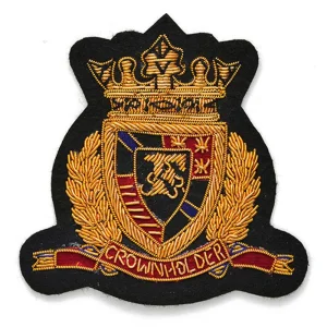 Custom Hand Embroidered Badges – Gold &amp; Silver Bullion Wire Crests, Blazer Emblems &amp; Regimental Uniform Patches