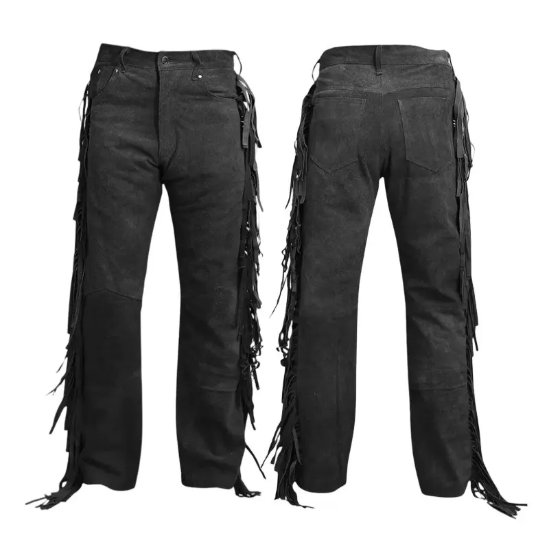 Mens Suede Leather Pants