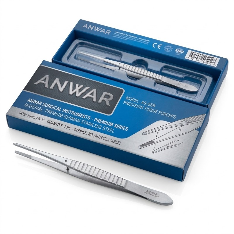 Tissue Forceps - High Precision Surgical Tool Stainless Steel