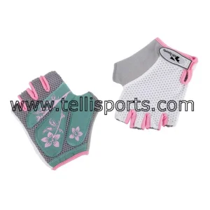 Women’s Half-Finger Cycling &amp; Fitness Gloves with Breathable Mesh and Padded Palm | Telli Sports