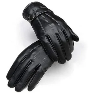 Wholesale Men's Lined Leather Gloves for Skiing, Cycling, Driving &amp; Riding