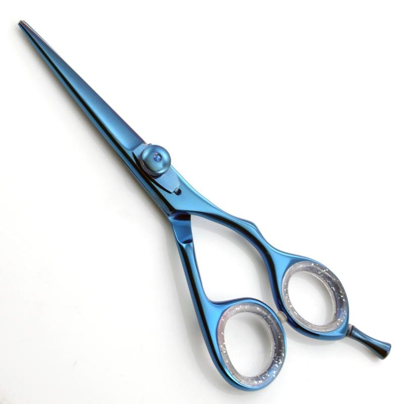 Blue Plasma Handmade Professional Hair Cutting Scissors - Crafted from Finest Stainless Steel J2/420 for Professionals, Students and Home Users