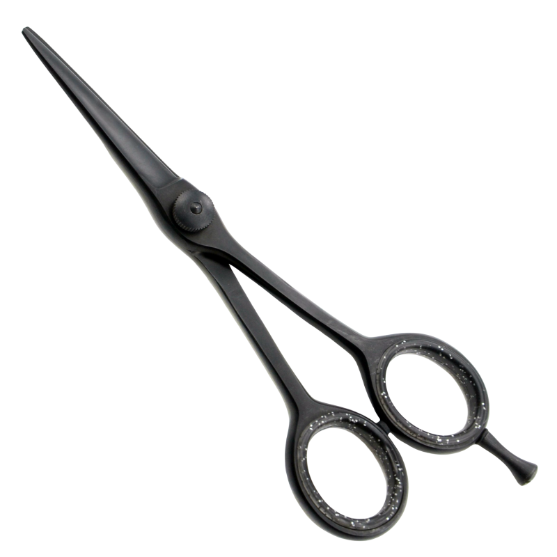 Black Plasma Handmade Professional Hair Cutting Scissors - Crafted from Finest Stainless Steel J2/420 for Professionals, Students and Home Users