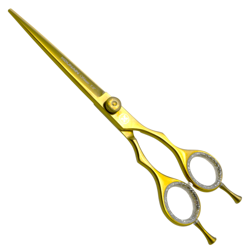 Gold Plasma Handmade Professional Grooming Scissors - Crafted from Finest Stainless Steel J2/420 for Professionals, Students and Home Users