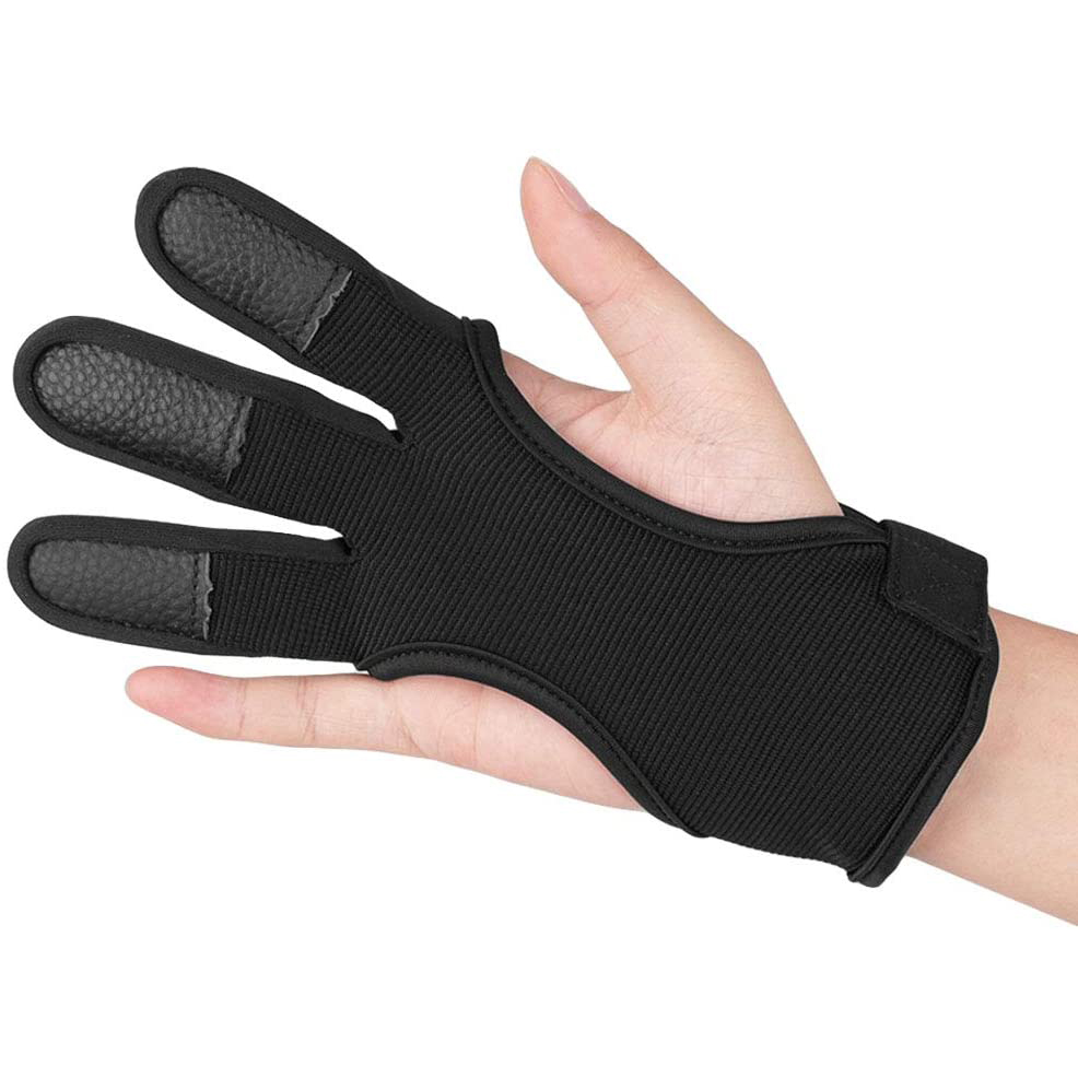 Adult Archery Gloves Finger Protector Hunting Gloves-Shooting Arrow Bow Archery Protective Gear Accessories