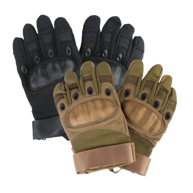 Tactical Police Gloves – Military Combat Gloves with Knuckle Protection &amp; Reinforced Grip for Outdoor Use