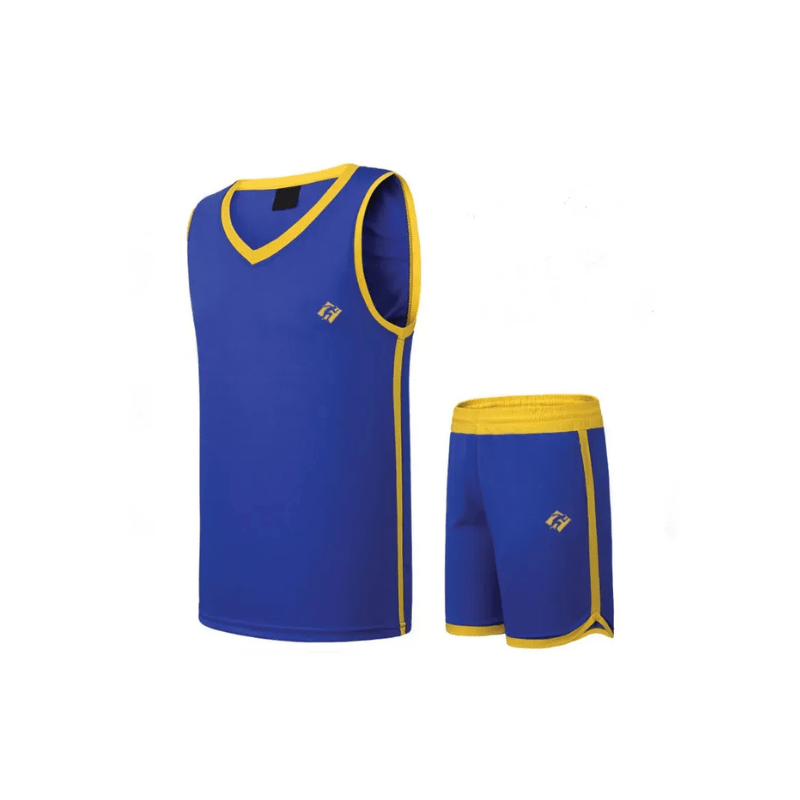 Men’s Basketball Uniform Set – Lightweight Breathable Jersey &amp; Shorts for Teams and Training