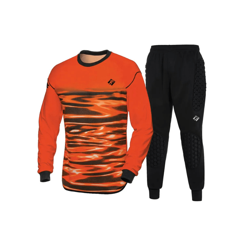 Goalkeeper Kit Set – Breathable Padded Jersey &amp; Pants for Training and Match Performance