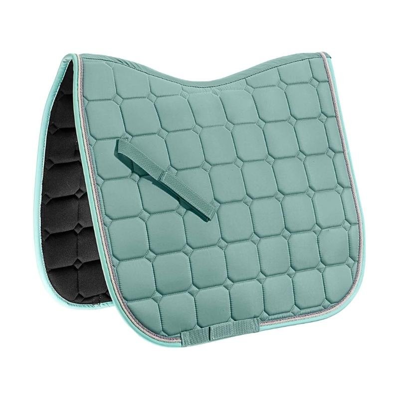 Reasonably Priced High Quality Customizable Horse Saddle Pads Comfortable Fleece Silk Polyester Fabric Glitter Jumping Western