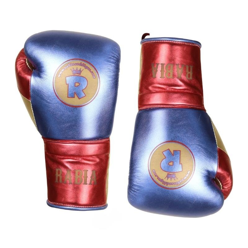 Professional Leather Boxing Gloves Elite Multi-Layer Foam Sparring &amp; Competition Gloves with Secure Wrist Support