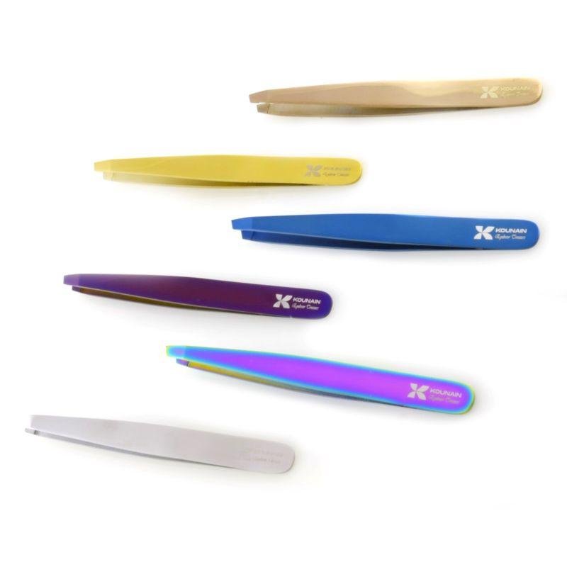 Stainless Steel Eyebrow Tweezers 9.5cm