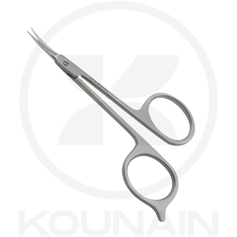 Professional Cuticle Scissors 11cm – Pointed Sharp Curved Blades – Stainless Steel 420/J2 – New Design