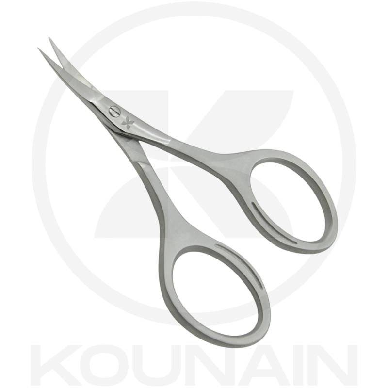 Professional Manicure &amp; Cuticle Scissors 9cm – Pointed Sharp Curved Blades – Stainless Steel 420/J2 – New Design