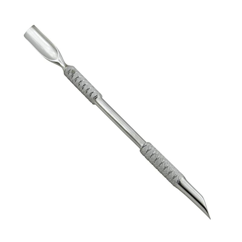 Professional Stainless Steel Nail Cuticle Pusher – Double End Cuticle Remover 15cm – Manicure &amp; Pedicure Tool