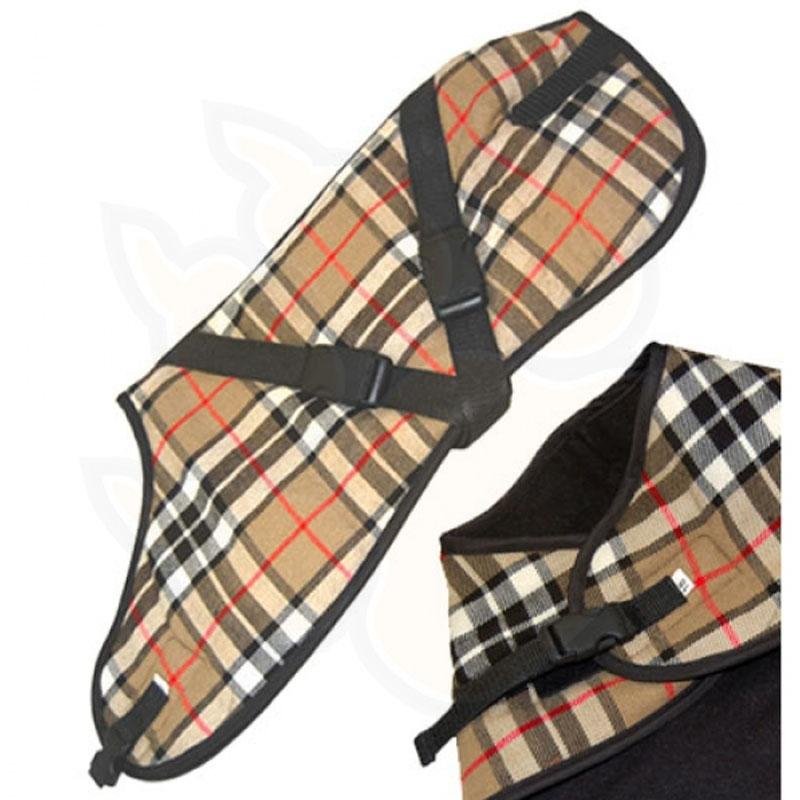 Beautiful Tartan Dog Jacket. Made of Woolen tartan outer shell.