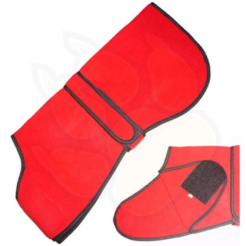 2 Ply Fleece Dog Coat with Adjustable Velcro Closure