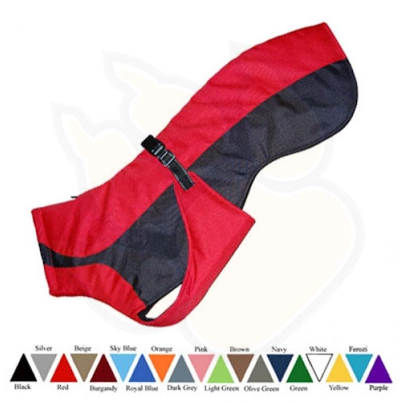 Premium Waterproof Whippet Winter Coat with 600D Outer Shell, 150 GSM Padding &amp; Soft Fleece Lining