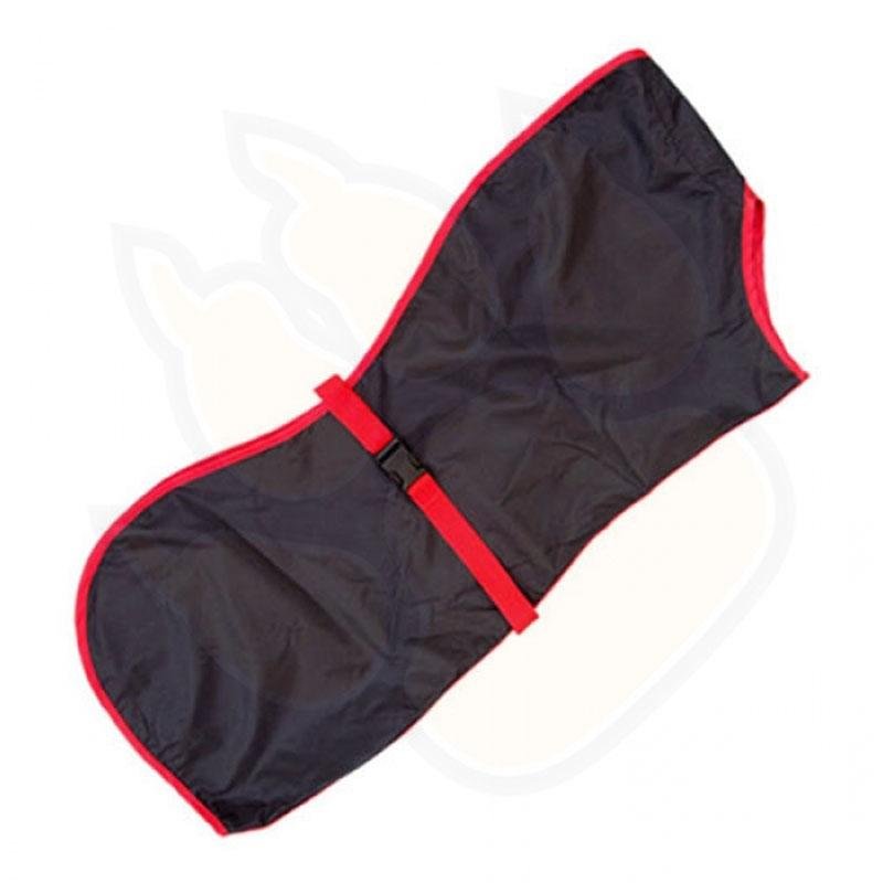 Lightweight Waterproof Greyhound &amp; Whippet Rain Coat with Adjustable Buckle Belly Strap (210D PU Coated Polyester)