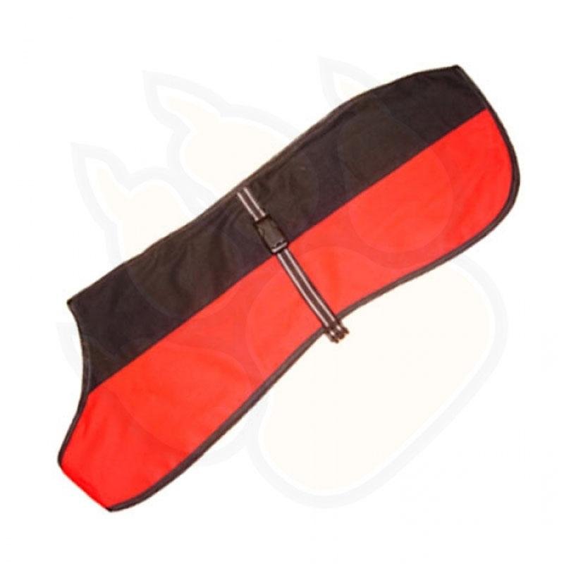 Breathable Cotton Greyhound &amp; Whippet Summer Coat with Mesh Lining and Adjustable Buckle Belly Band