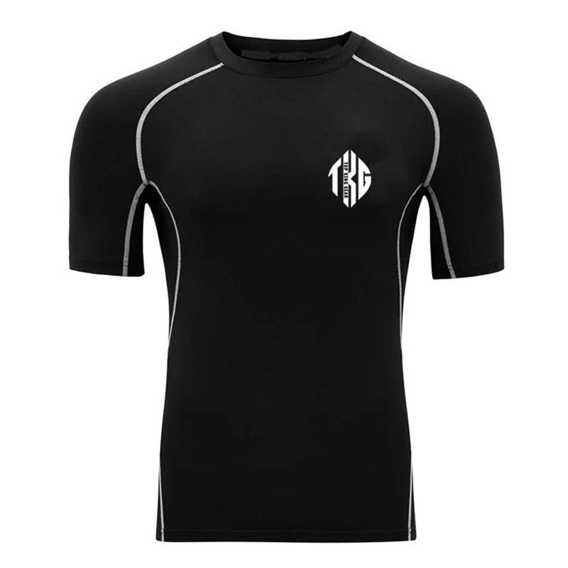 Short Sleeve MMA Compression Rash Guard – 94% Polyester &amp; 6% Spandex