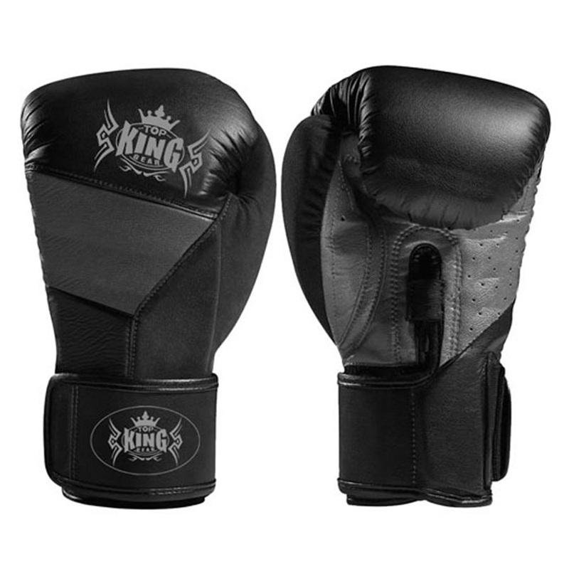 Top King Gear Cowhide Leather Boxing Gloves – Professional Training, Sparring &amp; Kickboxing Gloves