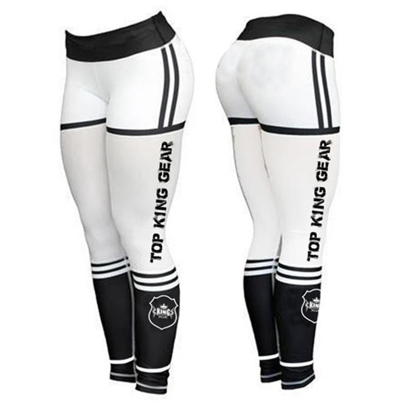 Sublimated Women’s Fitness Gym Leggings – Custom Printed Polyester Workout Leggings