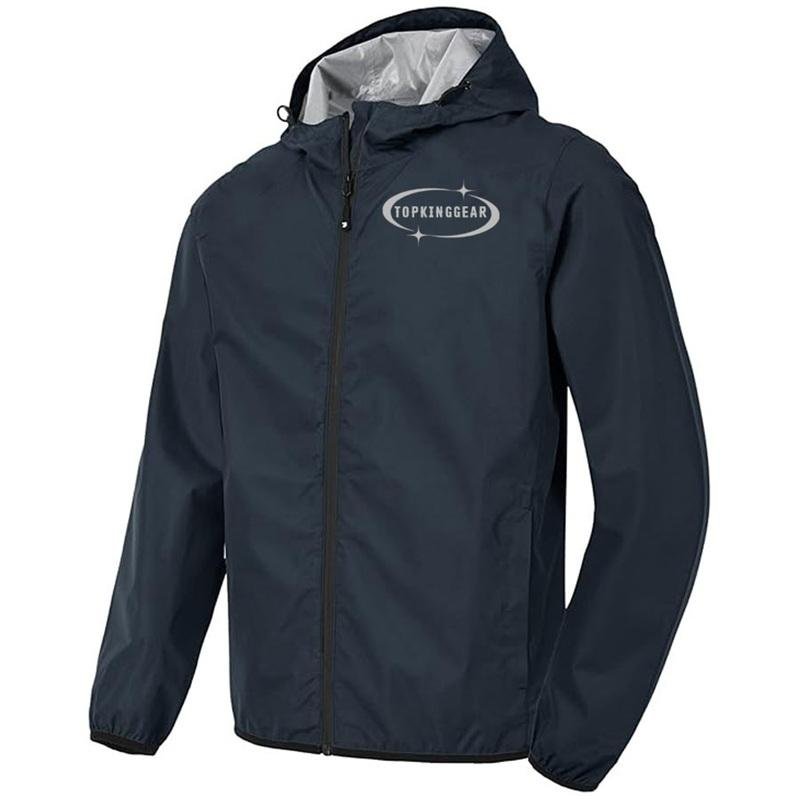 Men’s Lightweight Waterproof Rain Jacket – Packable Outdoor Sports Coat