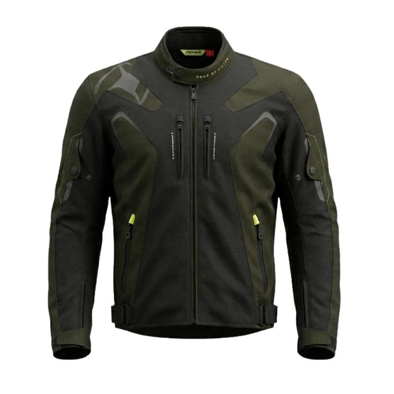 CE Approved Level 2 Armored Motorcycle Jacket with Removable Thermal Lining &amp; YKK Zippers