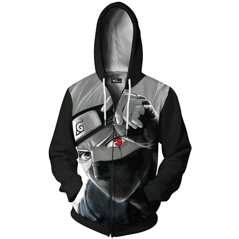 Men’s 3D Printed Hoodie Lightweight Zip Pullover Hooded Sweatshirt | Telli Sports
